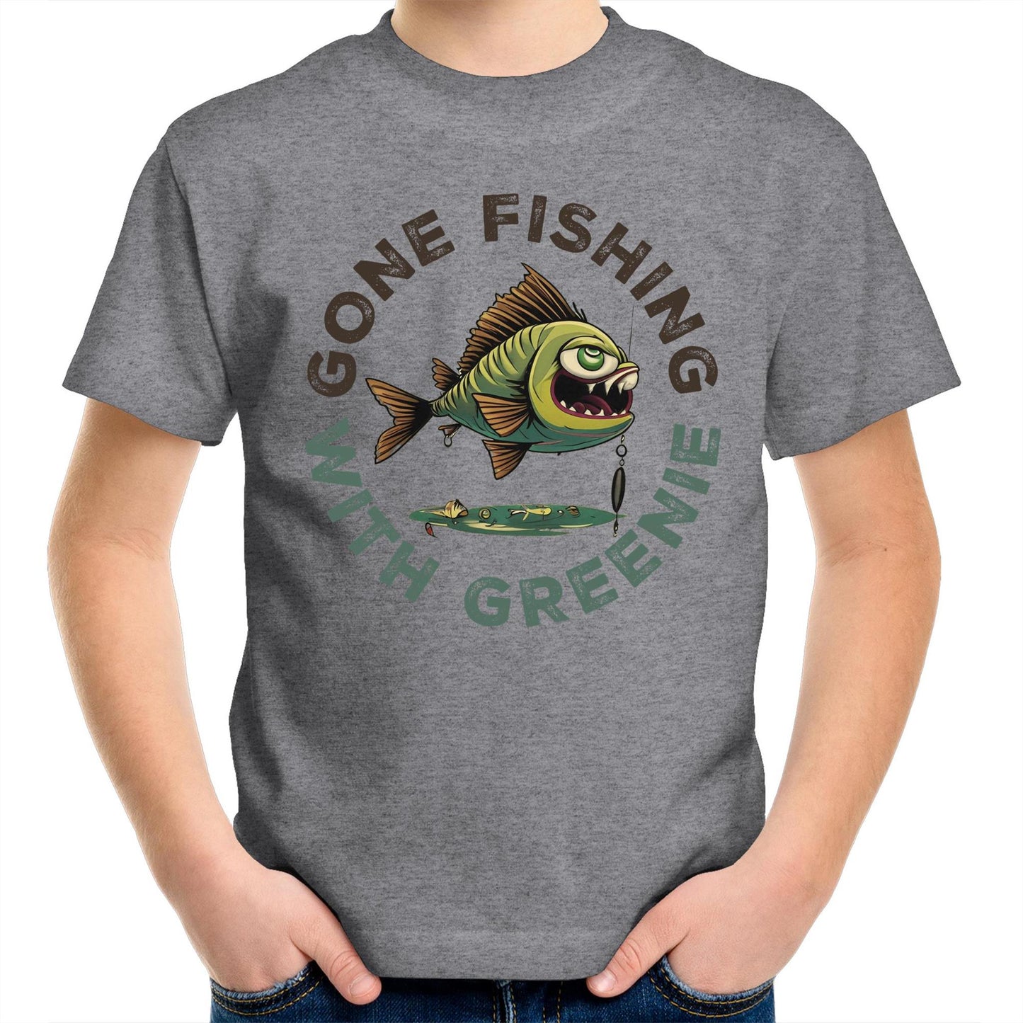 Gone Fishing Kids Youth T-Shirt