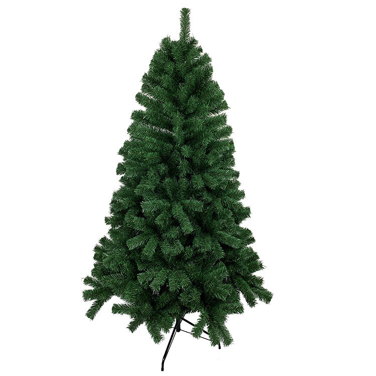 3-piece Lush Artificial Christmas Tree - Premium Green PVC Holiday Pine with Stand(90-80T)